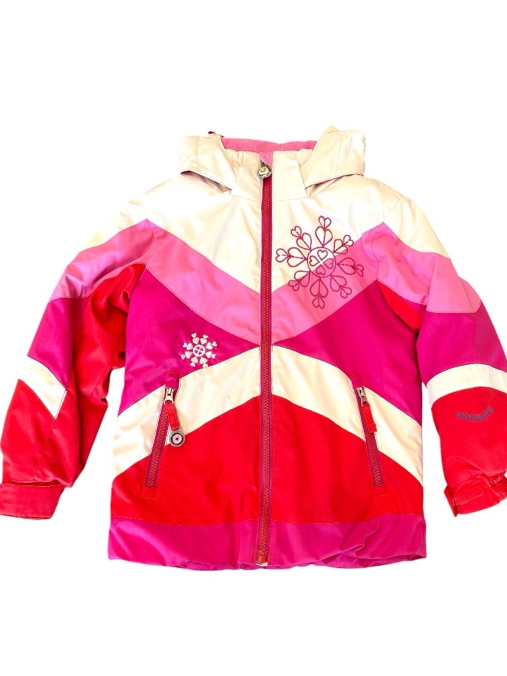 Obermeyer Lissa Jacket Girls Waterproof Insulated Ski Snow Coat I-Grow Size 5-7 - Picture 4 of 15